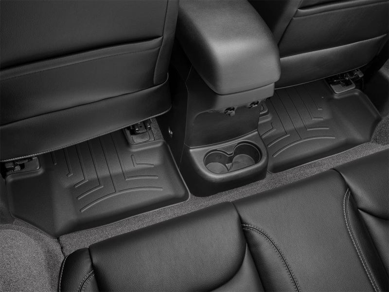 Picture of WeatherTech WT FloorLiner-Rear-Blk Floor Mats - 445733