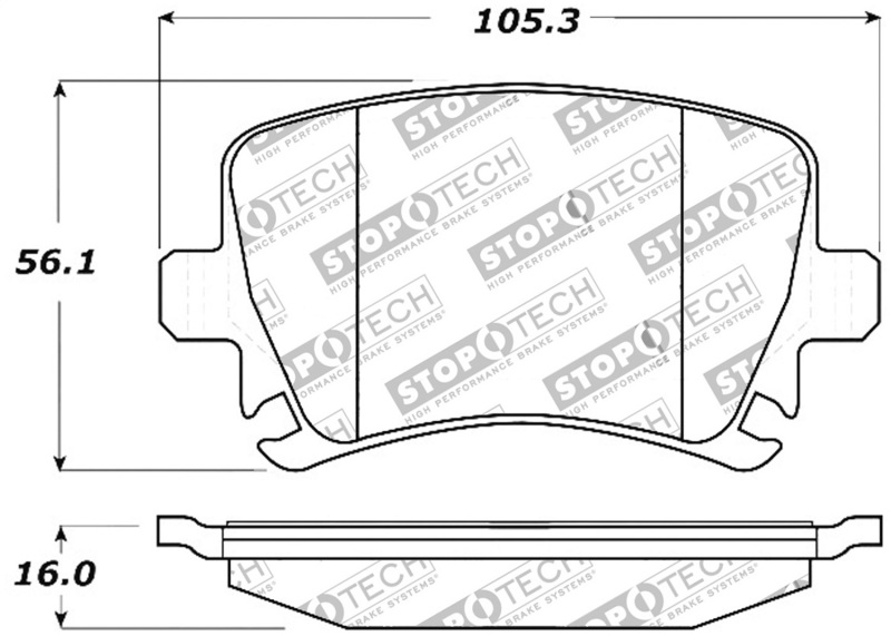 Picture of Sport Brake Pads with Shims and Hardware