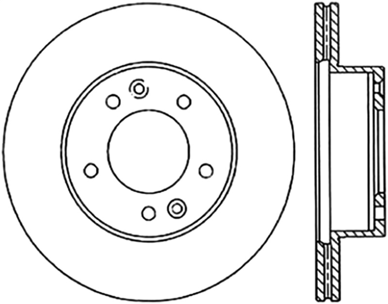 Picture of Sport Drilled & Slotted Brake Rotor; Front Right
