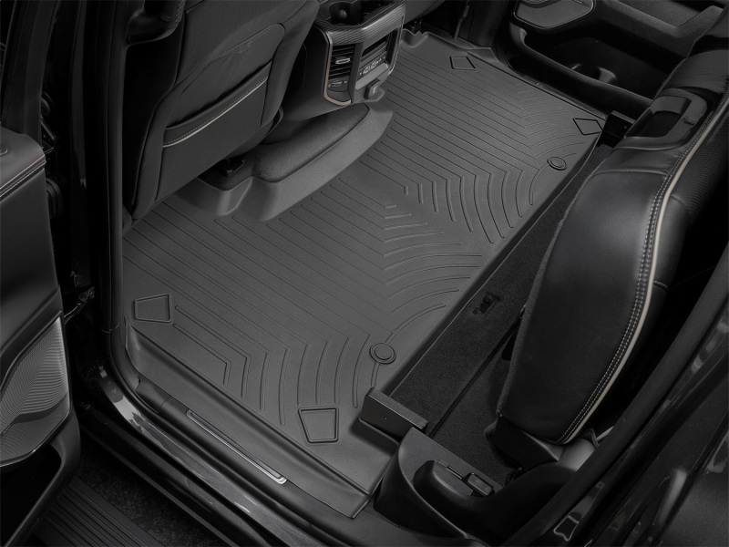 Picture of WeatherTech WT FloorLiner-Rear-Blk Floor Mats - 4414283