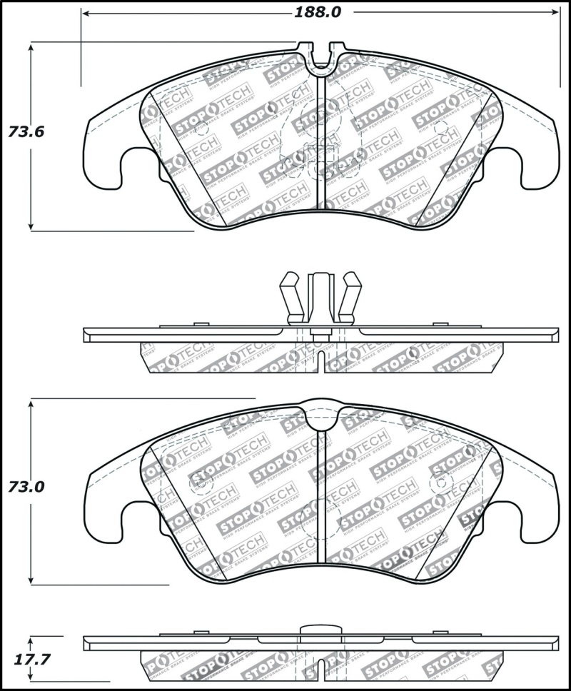 Picture of Sport Brake Pads with Shims and Hardware