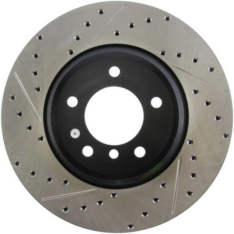 Picture of Sport Drilled & Slotted Brake Rotor; Front Right