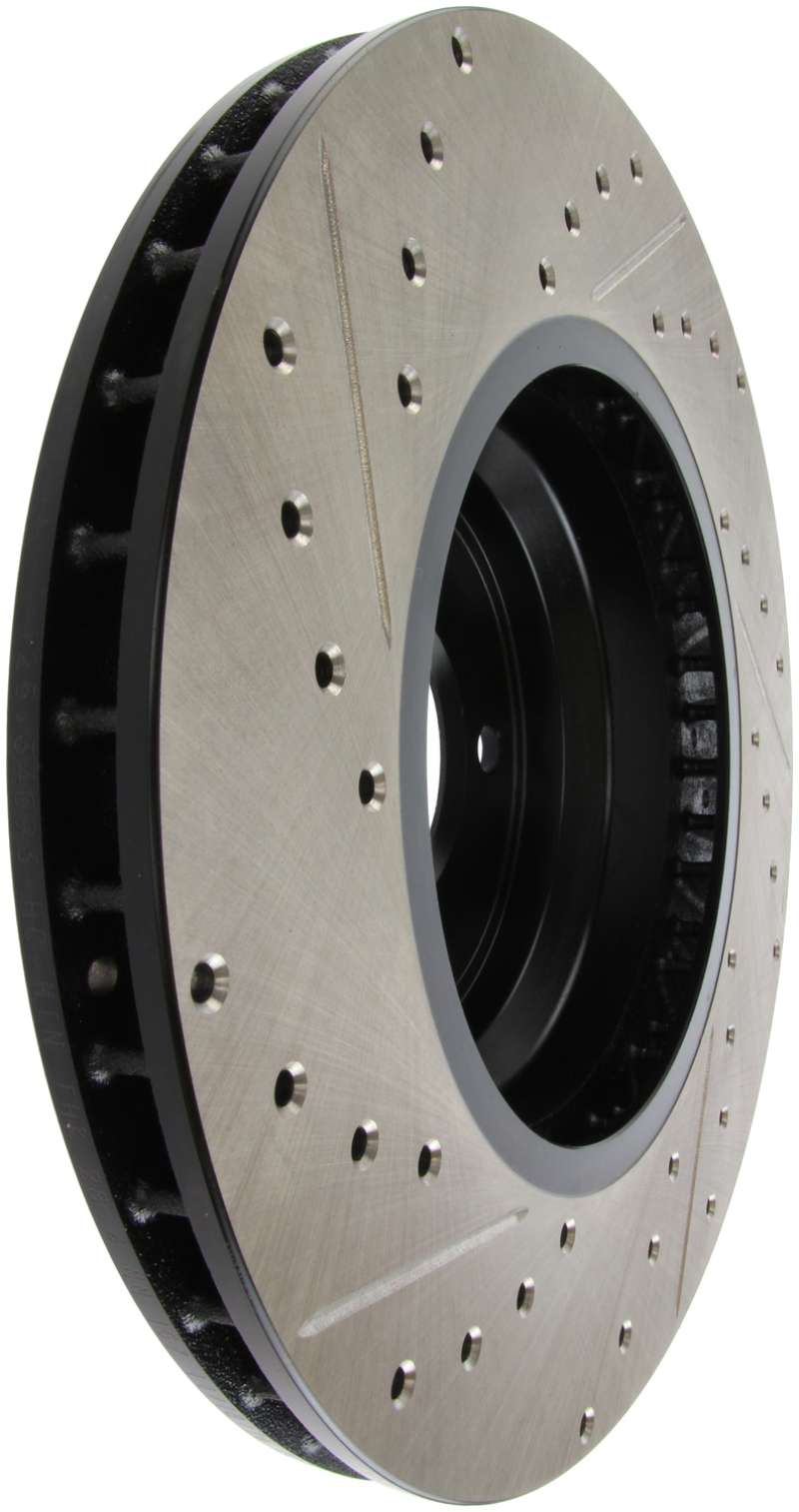 Picture of Sport Drilled & Slotted Brake Rotor; Front Left