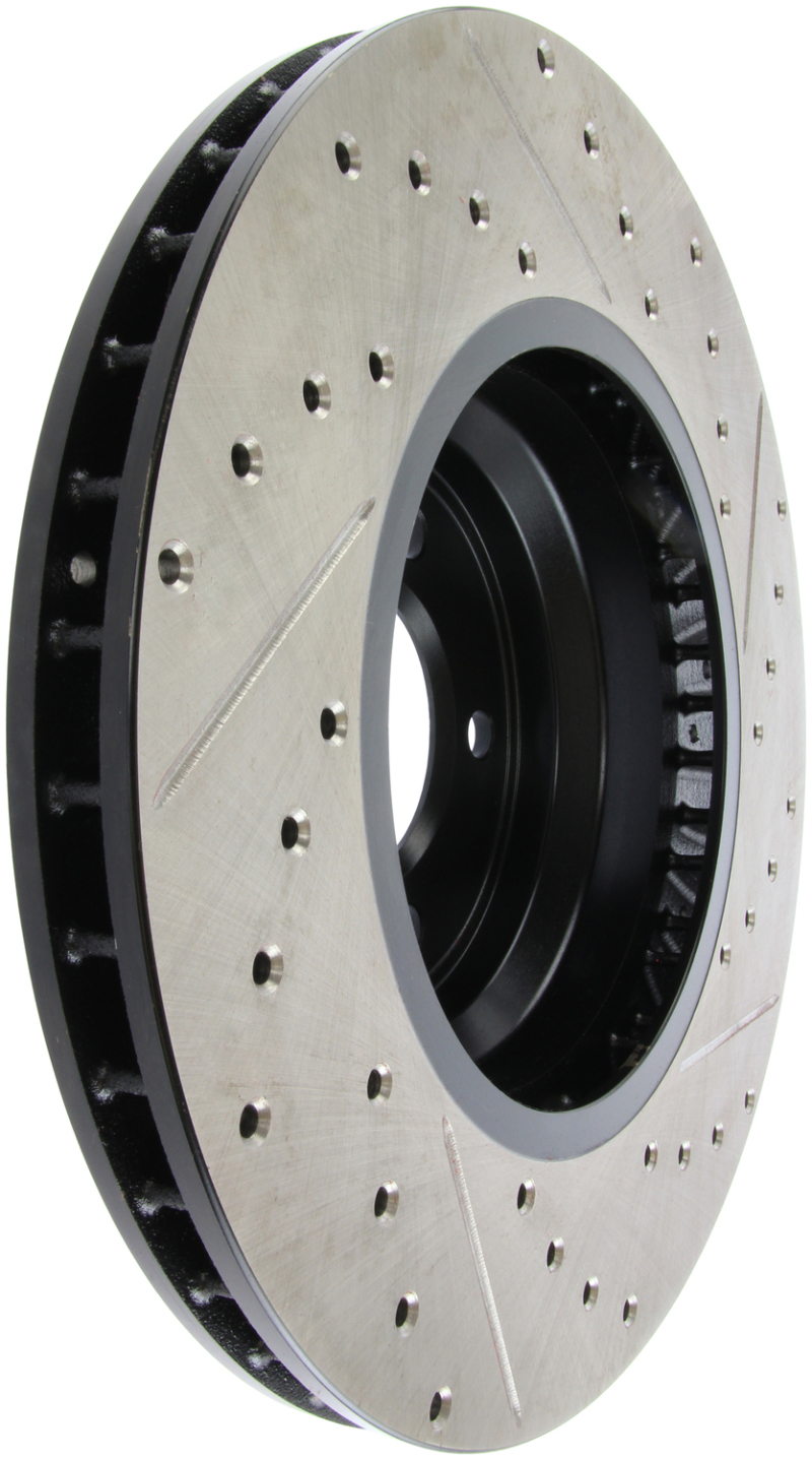 Picture of Sport Drilled & Slotted Brake Rotor; Front Right