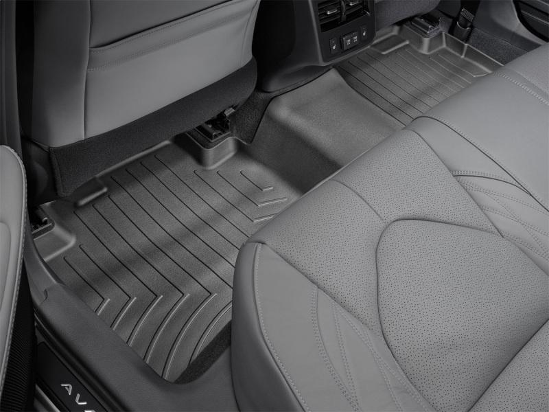 Picture of WeatherTech WT FloorLiner-Rear-Blk Floor Mats - 4414572