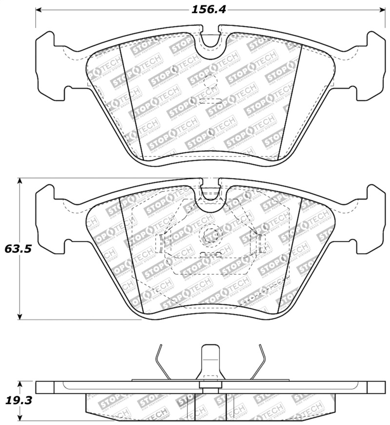 Picture of Sport Brake Pads with Shims and Hardware