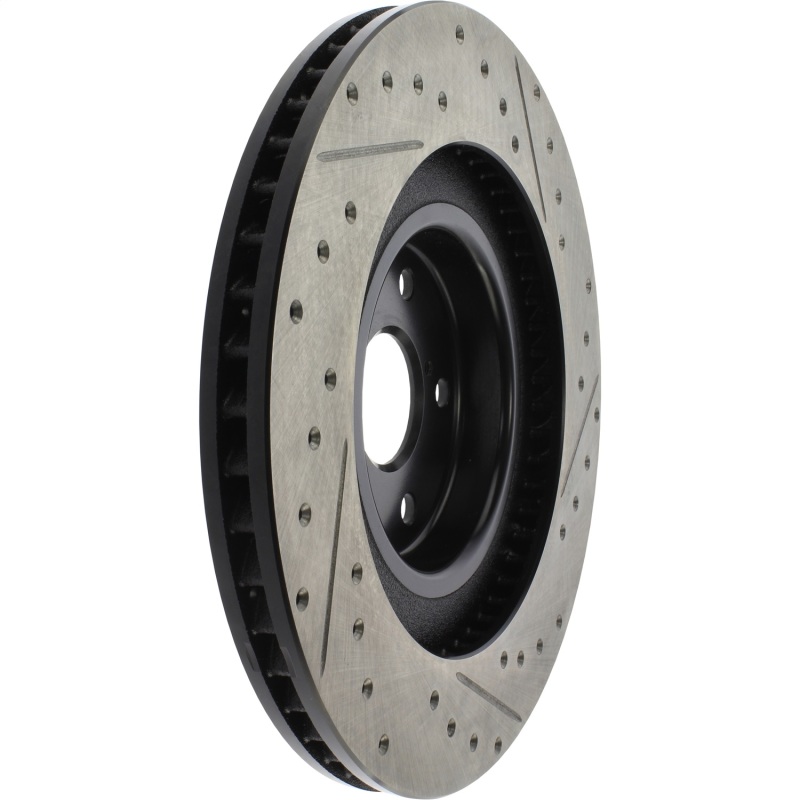 Picture of Sport Drilled & Slotted Brake Rotor; Front Right