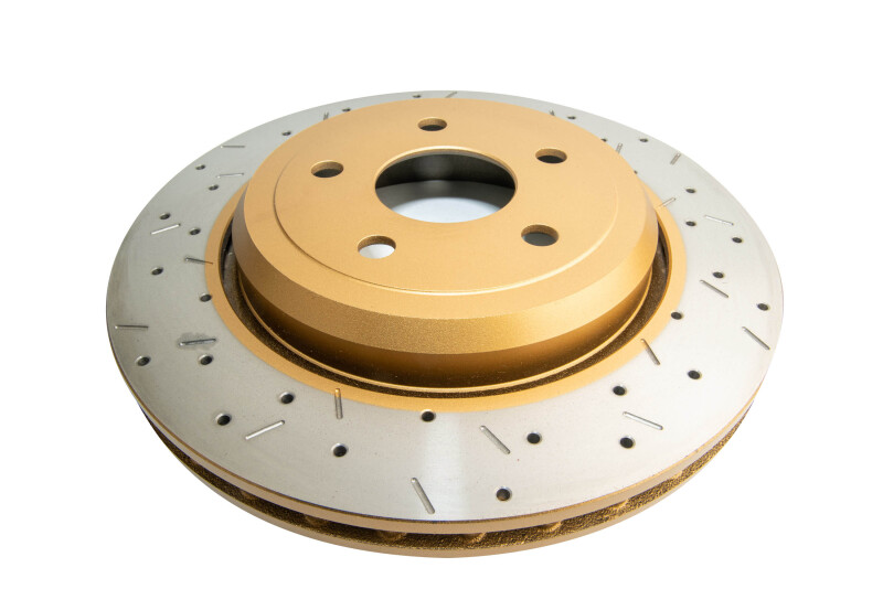 Picture of DBA 12-19 Jeep Grand Cherokee SRT8 Rear Drilled & Slotted 4000 XS Series Rotor