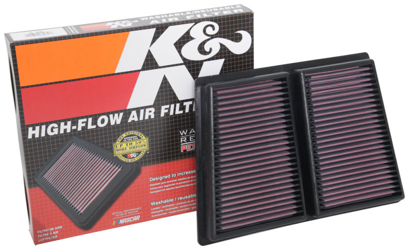 Picture of K&N 17-18 Alpha Romeo Giulia 2.9L V6 F/I Replacement Panel Air Filter