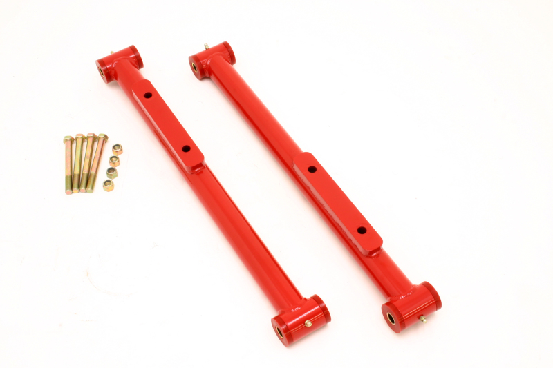 Picture of BMR 91-96 B-Body Non-Adj. STD. Length Lower Control Arms (Polyurethane) - Red