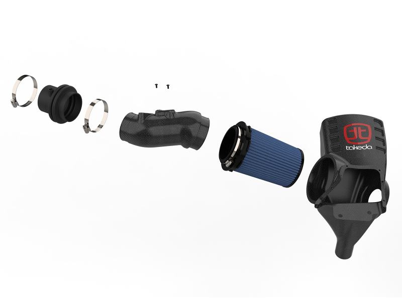 Picture of aFe Black Series Carbon Fiber Cold Air Intakes - 58-10002R