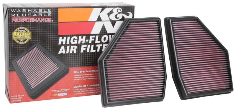 Picture of K&N 18-19 BMW M5 V8 4.4L F/I Turbo Replacement Air Filter (Two Per Box)