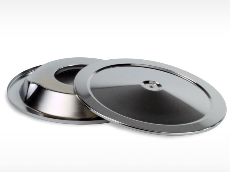 Picture of aFe MagnumFLOW Air Filters Round Racing A/F Chrome Top & Base 14 w/7/8 Drop