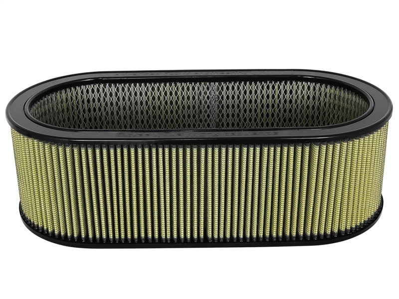 Picture of aFe MagnumFLOW Air Filters Round Racing PG7 A/F PG7 Oval Filter (18.13 x 7.25 x 6.0 w/EM)