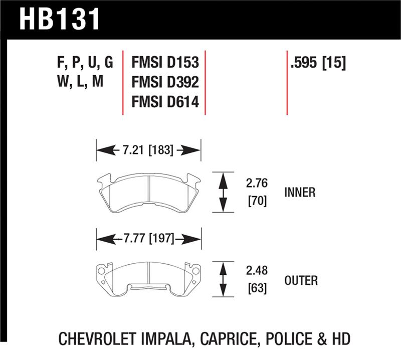 Picture of Hawk HPS Street Brake Pads