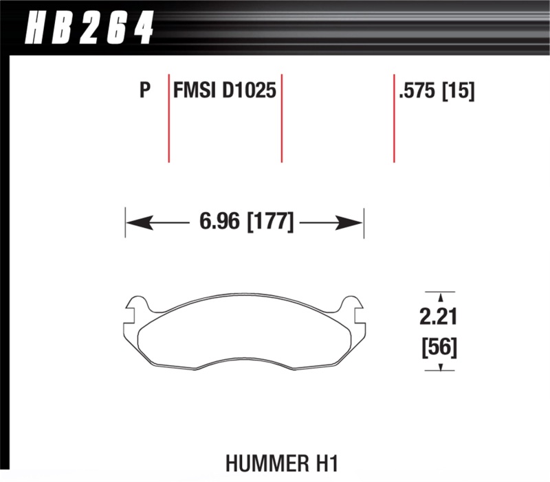 Picture of Hawk Performance HAWK Super Duty Brake Pad Sets - HB264P.575