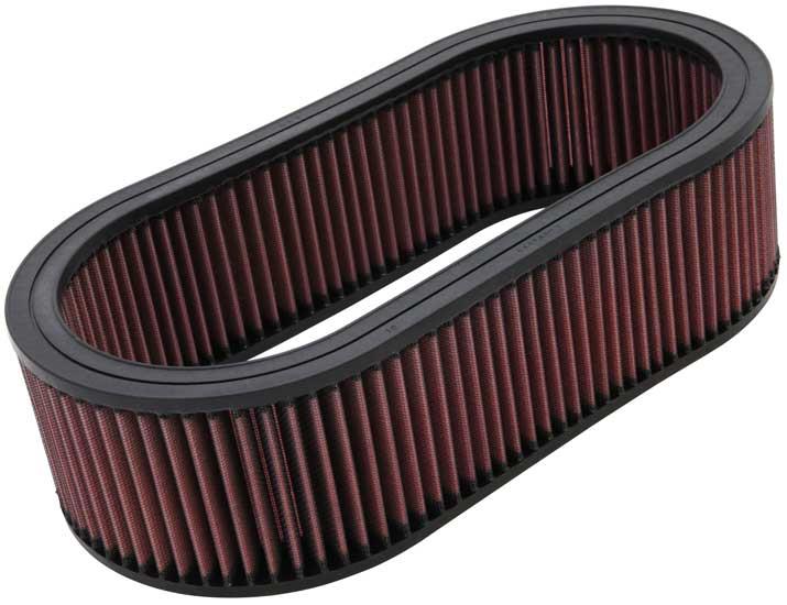 Picture of K&N Custom Oval Air Filter 7.75in OW X 14.625in OL x 4in H