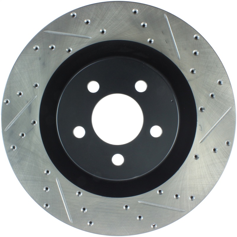 Picture of Sport Drilled & Slotted Brake Rotor; Front Left