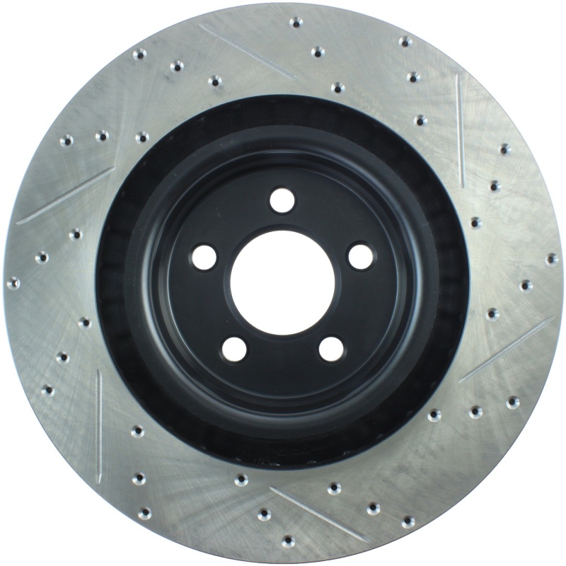 Picture of Sport Drilled & Slotted Brake Rotor; Front Right