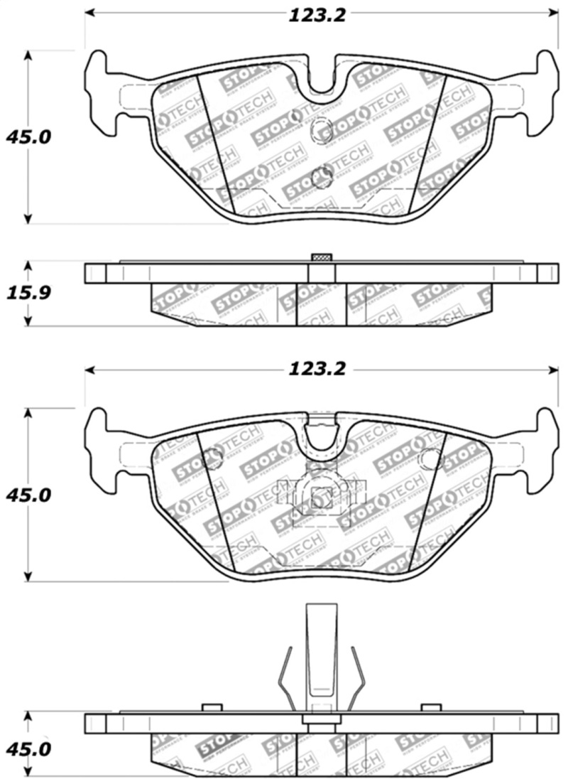 Picture of Sport Brake Pads with Shims and Hardware