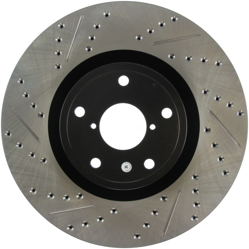 Picture of Sport Drilled & Slotted Brake Rotor; Front Right