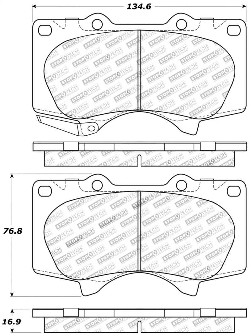 Picture of Sport Brake Pads with Shims and Hardware