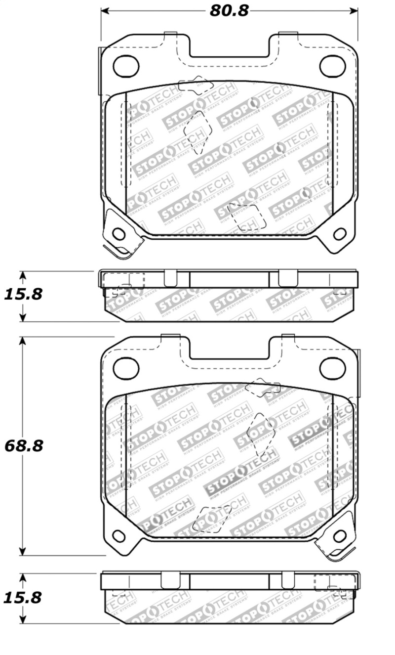 Picture of Sport Brake Pads with Shims