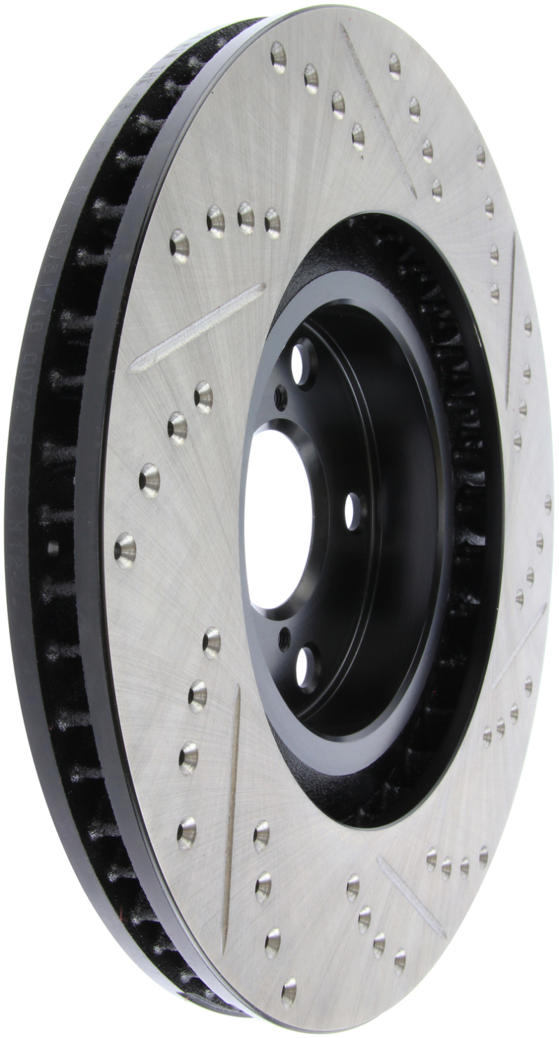 Picture of Sport Drilled & Slotted Brake Rotor; Front Right