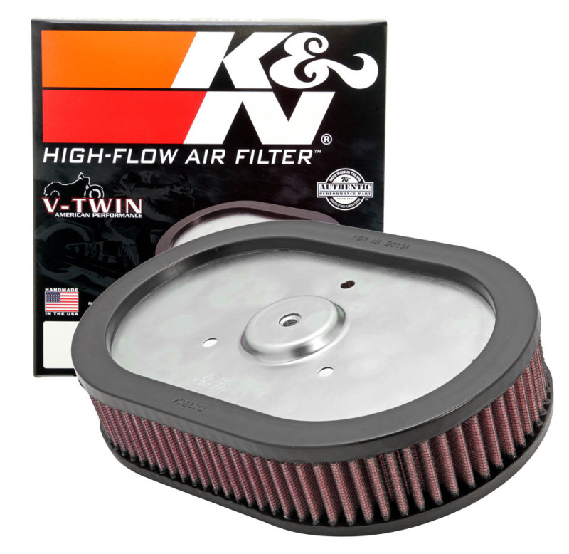 Picture of K&N 10-12 Harley-Davidson FLHXSE/FLSTSE / 11-12 FLHTCUSE / 11 FLTRUSE Replacement Air Filter