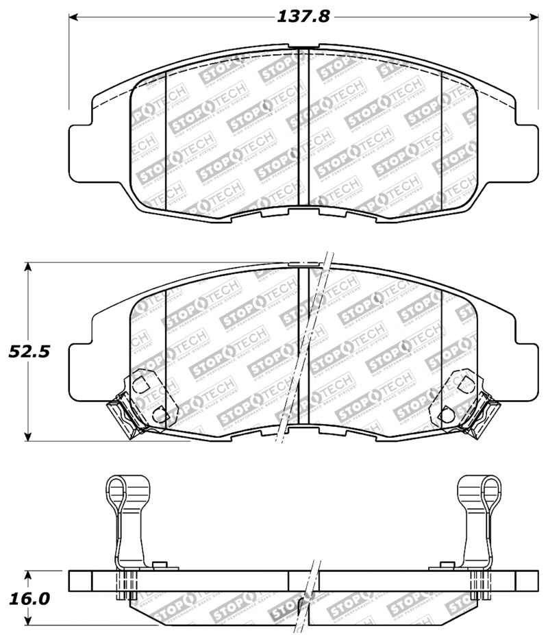Picture of Sport Brake Pads with Shims and Hardware