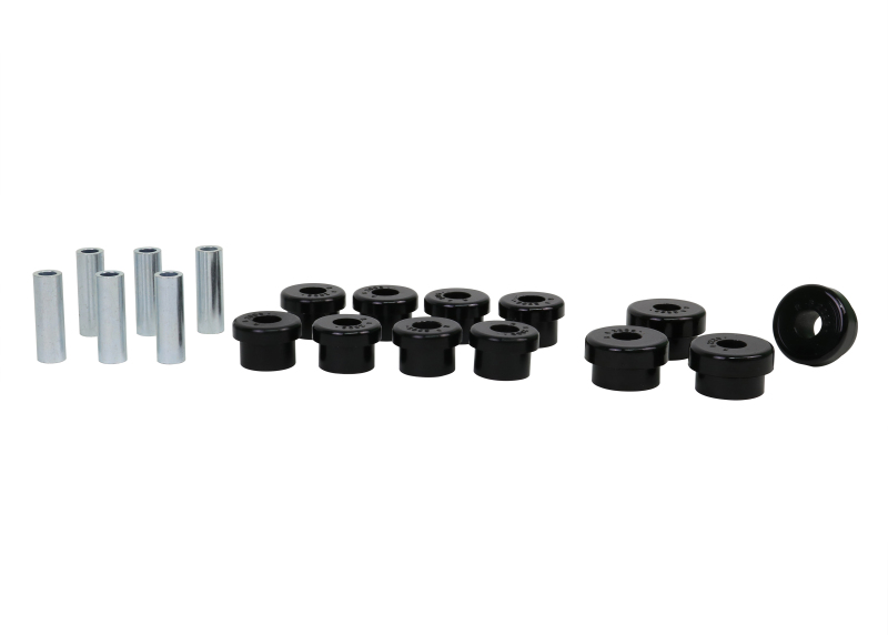 Picture of Whiteline Plus 88-00 Honda Civic / 88-9/95 CRX Rear Control Arm - Lower Inner & Outer Bushing Kit