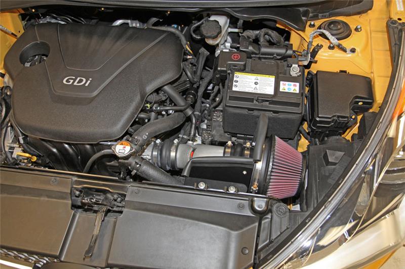Picture of KN K&N 12 Hyundai Veloster 1.6L Typhoon Performance Intake Kit Cold Air Intakes - 69-5304TS