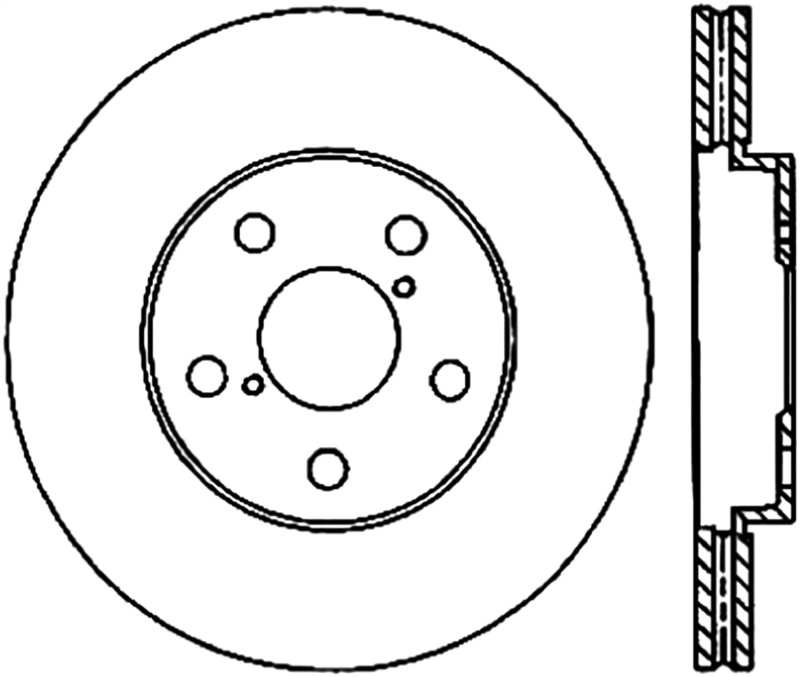 Picture of Sport Drilled & Slotted Brake Rotor; Front Left