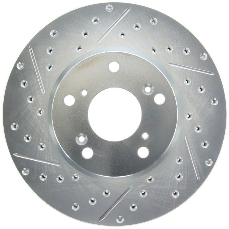 Picture of Select Sport Drilled and Slotted Brake Rotor; Front Right
