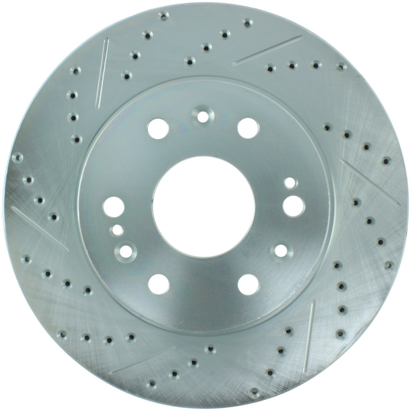 Picture of Select Sport Drilled and Slotted Brake Rotor; Front Right