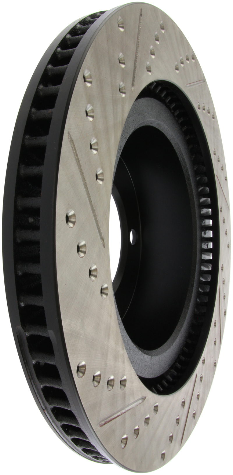 Picture of Sport Drilled & Slotted Brake Rotor; Front Left