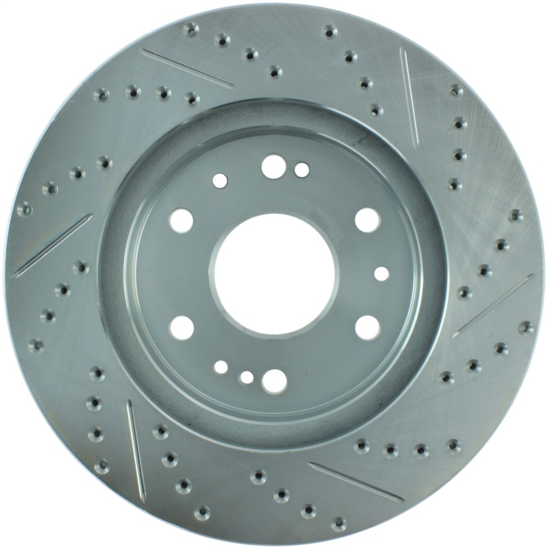 Picture of Select Sport Drilled and Slotted Brake Rotor; Front Right