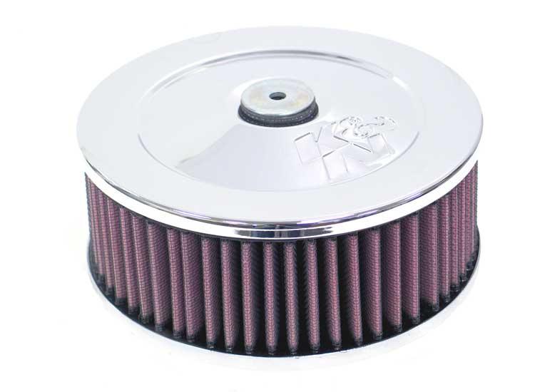 Picture of K&N Custom Racing Assembly Oval Red - 1.75in Filer Height