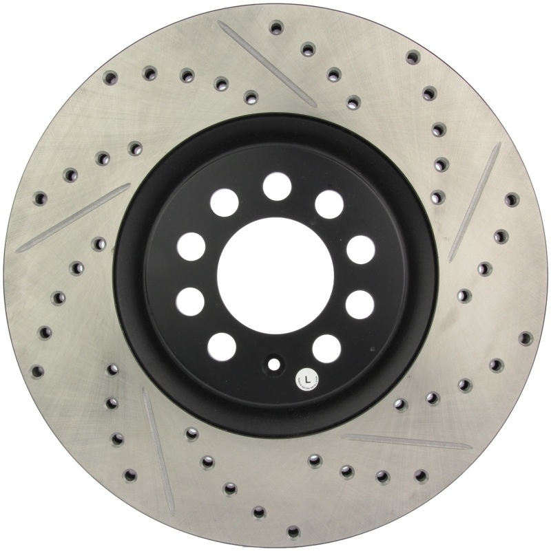 Picture of Sport Drilled & Slotted Brake Rotor; Front Left