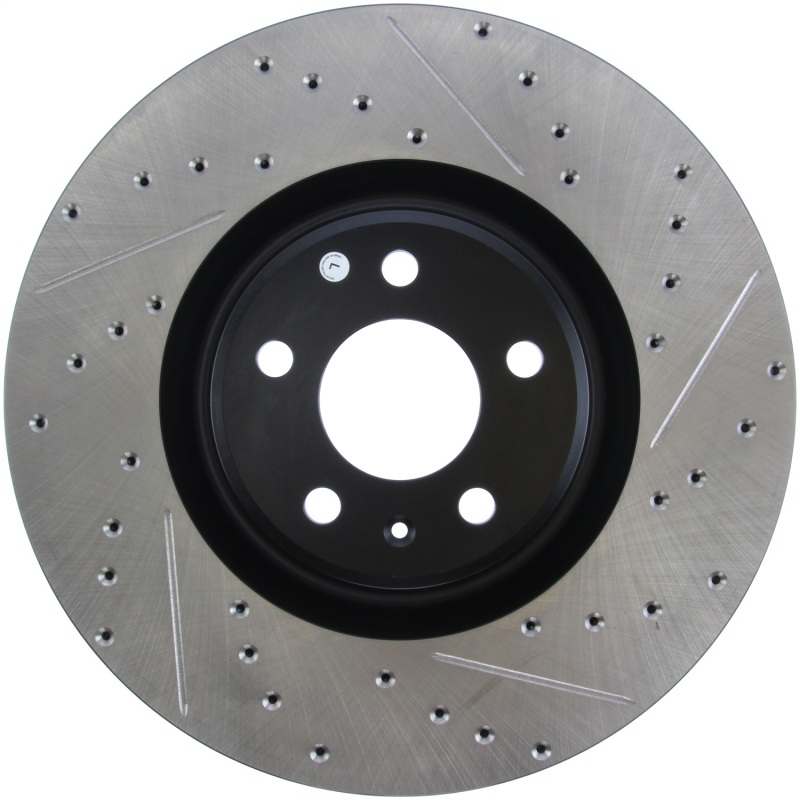 Picture of Sport Drilled & Slotted Brake Rotor; Front Left