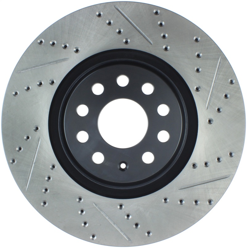 Picture of Sport Drilled & Slotted Brake Rotor; Front Left