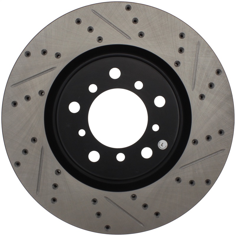 Picture of Sport Drilled & Slotted Brake Rotor; Front Left