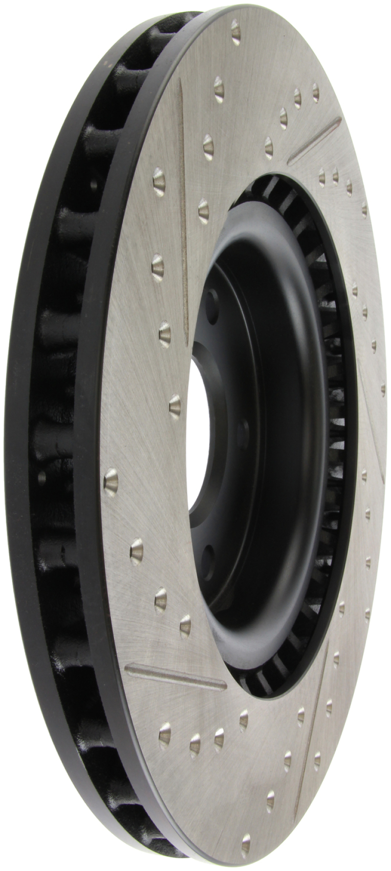 Picture of Sport Drilled & Slotted Brake Rotor; Front Left