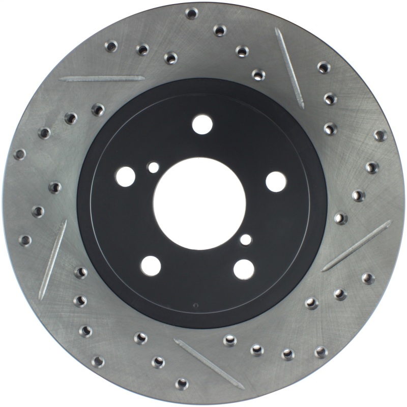 Picture of Sport Drilled & Slotted Brake Rotor; Front Left