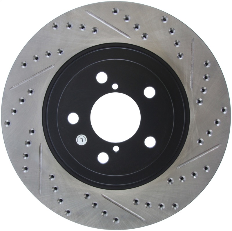 Picture of Sport Drilled & Slotted Brake Rotor; Front Left