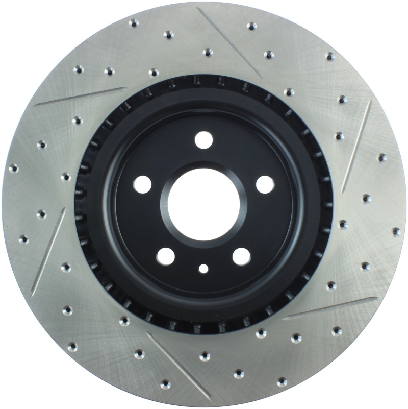 Picture of Sport Drilled & Slotted Brake Rotor; Front Right