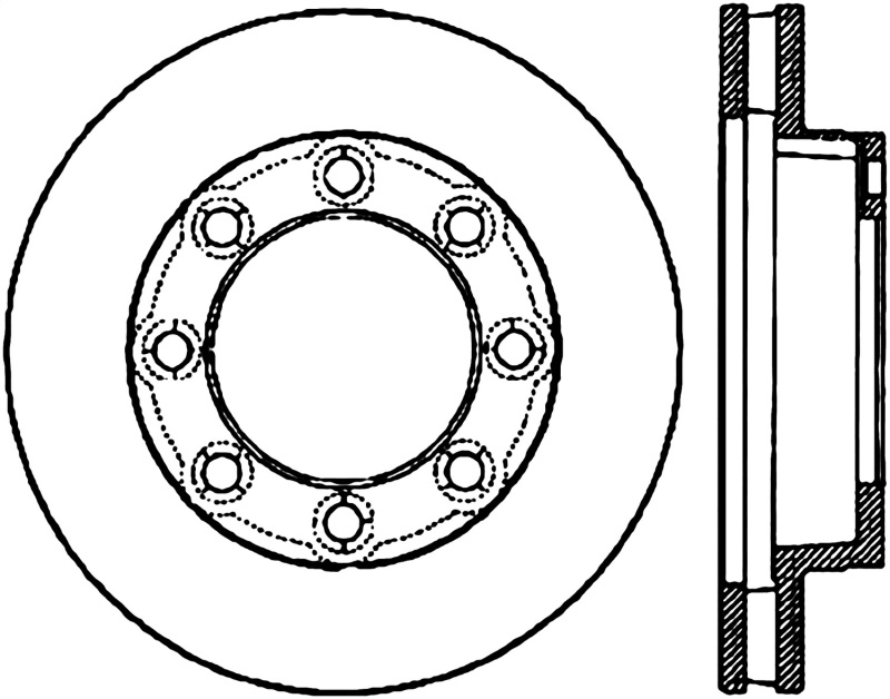 Picture of Sport Drilled & Slotted Brake Rotor; Front Left