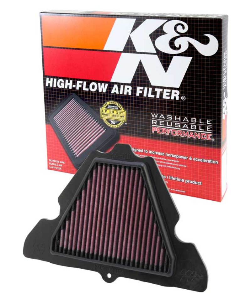 Picture of K&N 11-13 Kawasaki Z1000 1000/ ZX1000 Ninja / 11-12 Z1000 SX / 12 Versys 1000 Replacement Air Filter