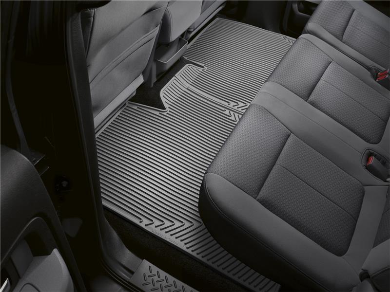 Picture of WeatherTech 07+ Ford Expedition Front and Rear Rubber Mats - Grey