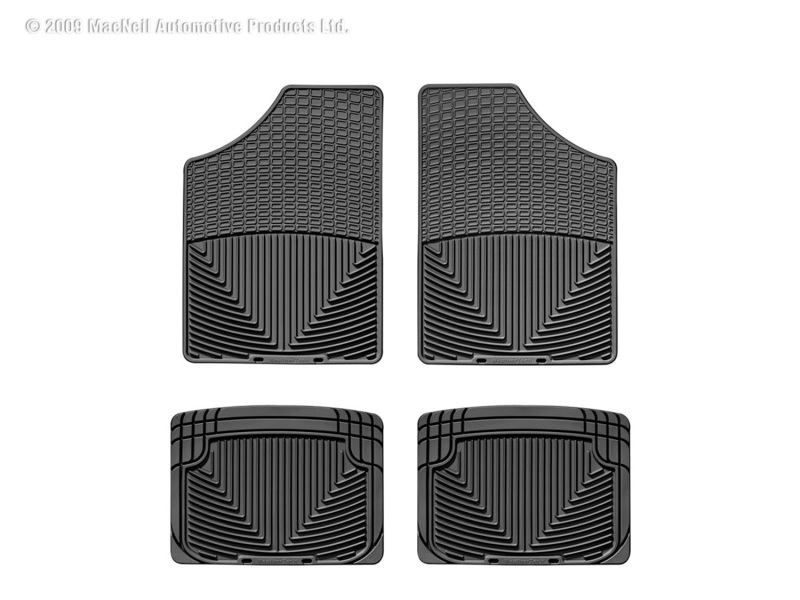 Picture of WeatherTech 71-82 Bentley Corniche Front and Rear Rubber Mats - Black